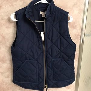 J Crew Factory Navy Vest